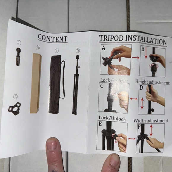 COPY - single Wig head tripod stand - Picture 4 of 4